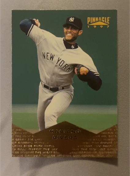 1997 Pinnacle #128 Mariano Rivera — front