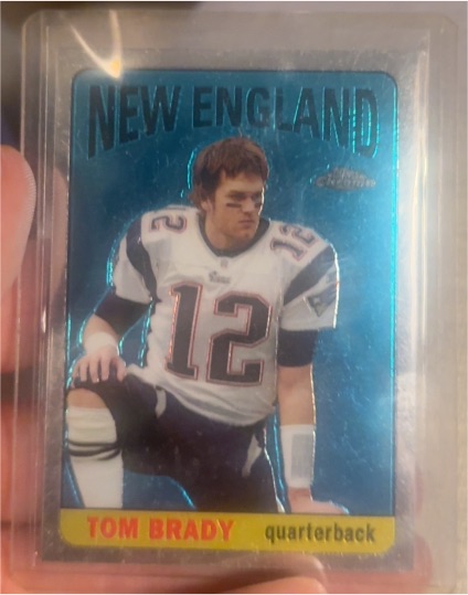 2005 Topps Chrome #TB10 Tom Brady Throwbacks — front