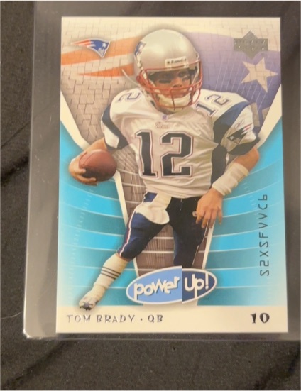 2004 Upper Deck Power Up #58 Tom Brady — front