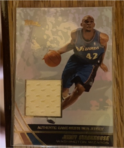2003-04 Topps Jersey Edition #JE-JS Jerry Stackhouse — front