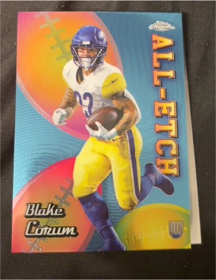 2024 Topps Chrome #CAE-BC Blake Corum Chrome All-Etch Rookie — front