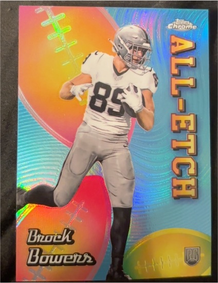2024 Topps Chrome All-Etch #CAE-BB Brock Bowers — front