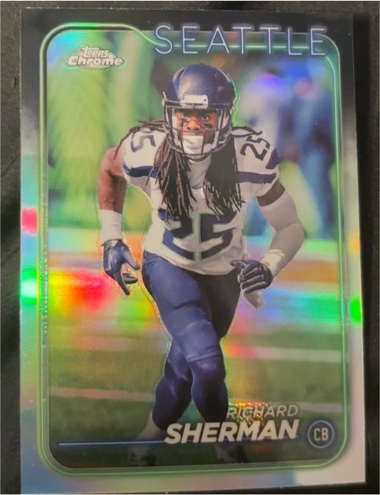 2024 Topps Chrome #182 Richard Sherman — front