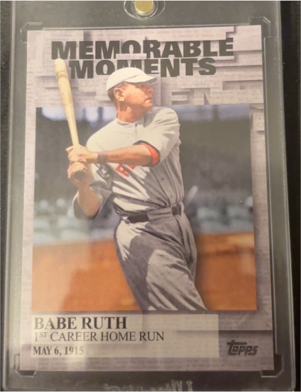 2017 Topps Memorable Moments #MM-3 Babe Ruth — front
