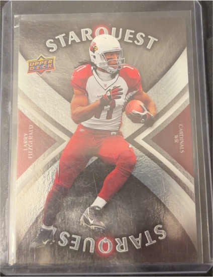 2008 Upper Deck First Edition StarQuest #SQ20 Larry Fitzgerald — front