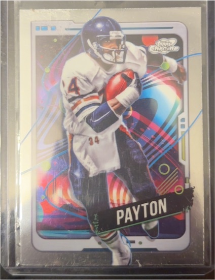 2024 Topps Chrome Cosmic #16 Walter Payton — front