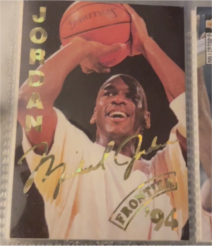 1993-94 Arena Sports Michael Jordan Greatest Ever Retired Oct 6 Chicago Bulls — front