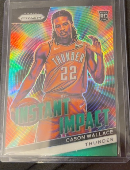 2023-24 Panini Prizm Instant Impact Silver #15 Cason Wallace — front
