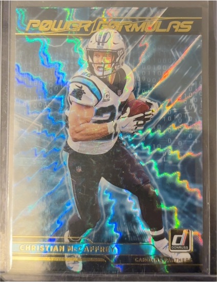 2021 Donruss #PF4 Christian McCaffrey Power Formulas — front