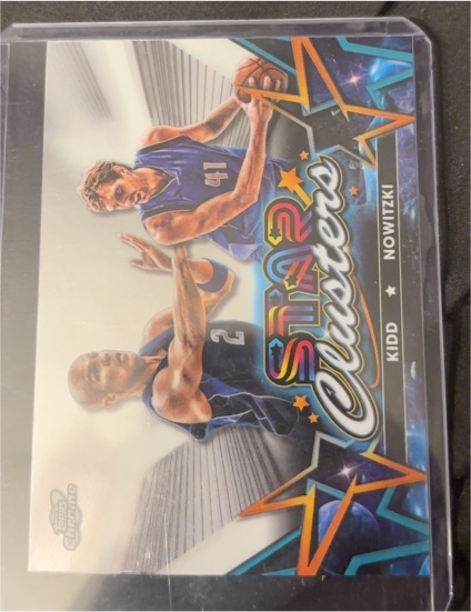 2024 Topps Cosmic Chrome #SC-8 Jason Kidd / Dirk Nowitzki Star Clusters — front