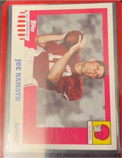 2005 Topps All American #15 Joe Namath — front