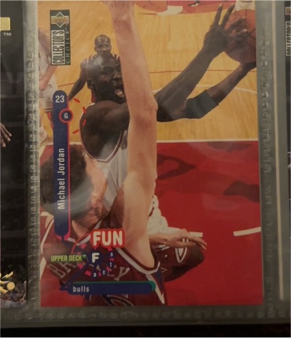 1995-96 Upper Deck Collector's Choice #169 Michael Jordan — front