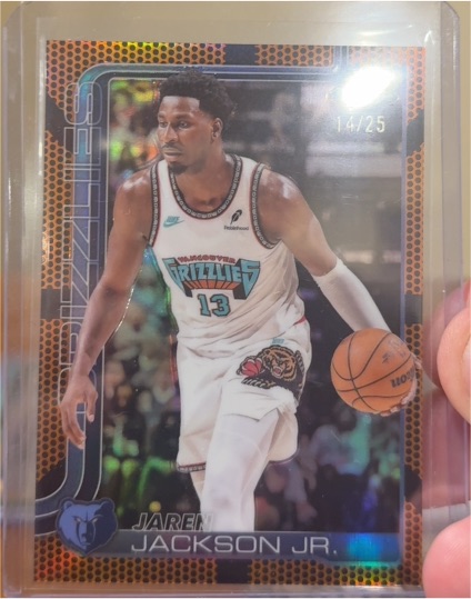 2025-26 Topps Chrome #163 Jaren Jackson Jr. — front