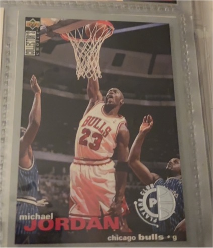1995-96 Upper Deck Collector's Choice #45 Michael Jordan — front
