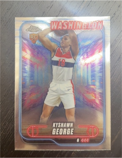2024-25 Topps Chrome #158 Kyshawn George — front