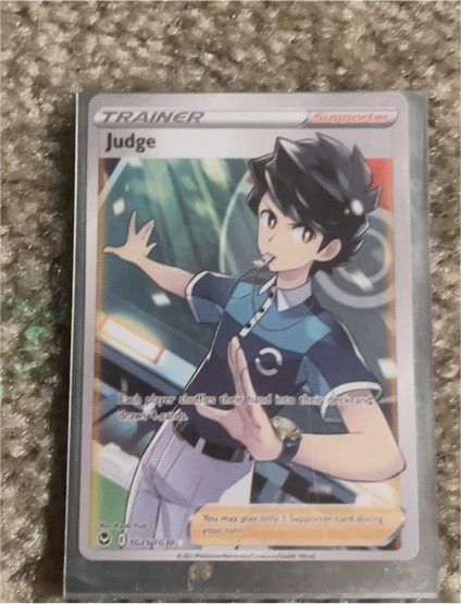 2022 Pokémon Sword & Shield Silver Tempest #TG25 Judge — front
