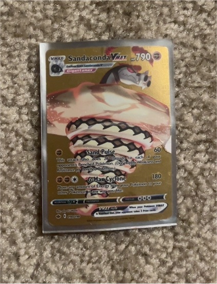 2021 Pokémon TCG Chilling Reign #90 Sandaconda VMAX — front