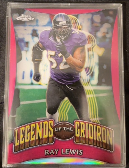 2024 Topps Chrome Legends of the Gridiron #LOG-14 Ray Lewis — front