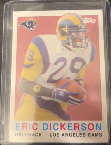2008 Topps #5 Eric Dickerson — front