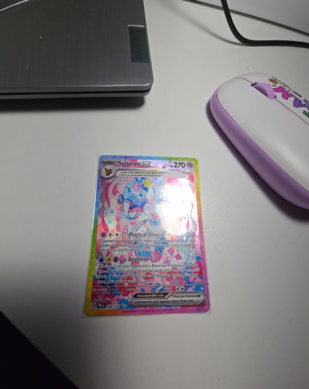2022 Pokémon Scarlet & Violet Prismatic Evolutions #156 Sylveon EX — front