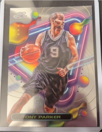 2023-24 Topps Chrome Cosmic #114 Tony Parker — front