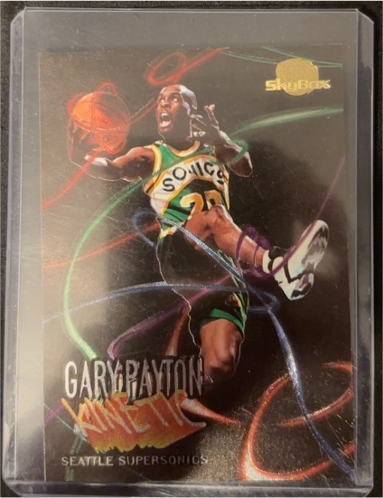 1995-96 SkyBox Premium #K9 Gary Payton Kinetic — front