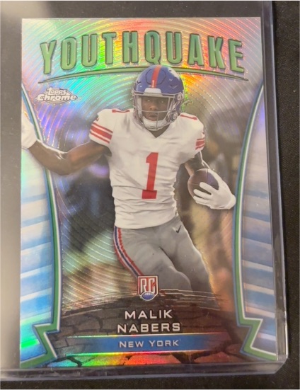 2024 Topps Chrome #Y-5 Malik Nabers Youthquake — front