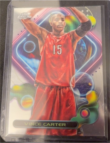 2023-24 Topps Chrome Cosmic #127 Vince Carter — front