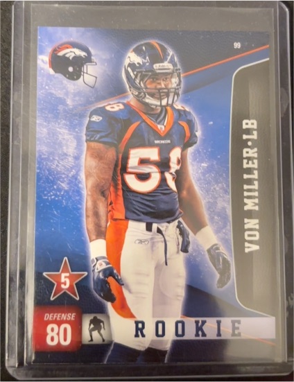 2011 Panini Adrenalyn XL #99 Von Miller Rookie — front
