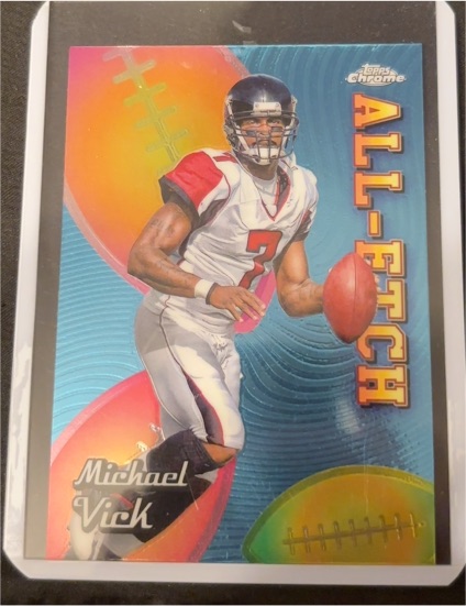 2024 Topps Chrome #CAE-MV Michael Vick Chrome All-Etch — front