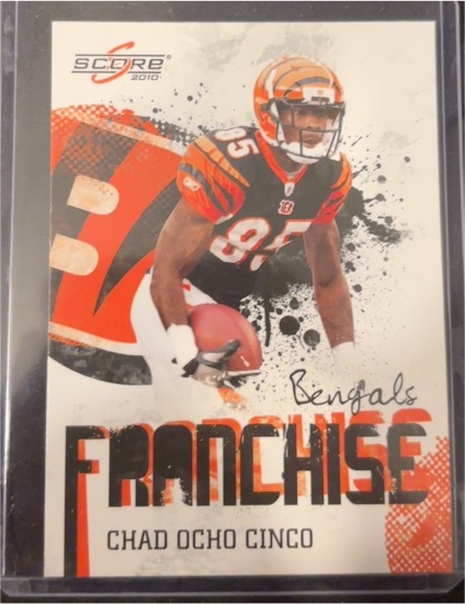 2010 Score #19 Chad Ocho Cinco Franchise — front