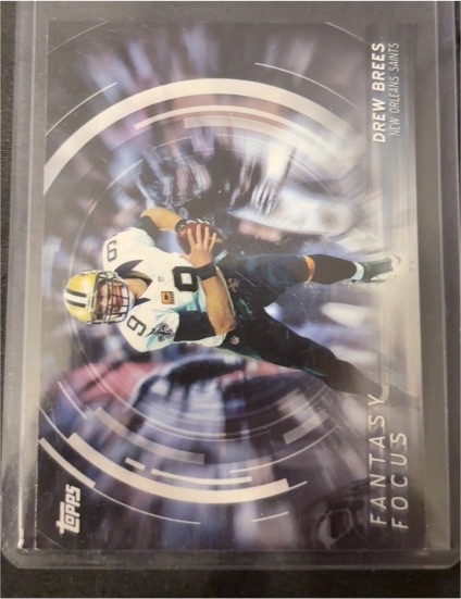 2015 Topps Fantasy Focus #FF-DBR Drew Brees — front