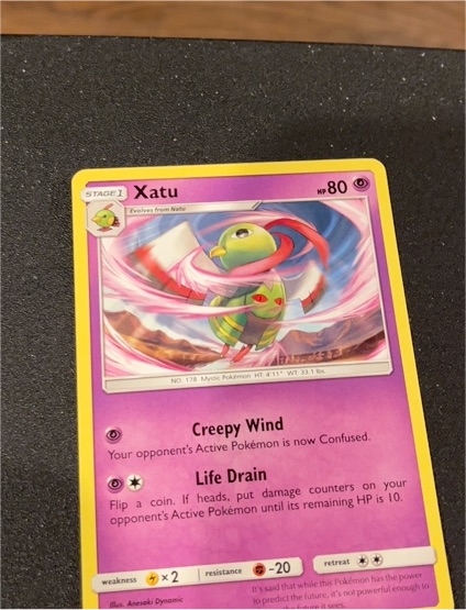 2019 Pokemon Sun & Moon Cosmic Eclipse #79 Xatu — front