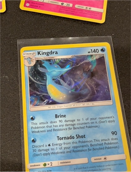 2017 Pokémon Sun & Moon Burning Shadows #31 Kingdra — front