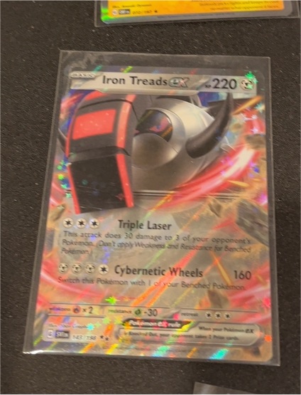 2023 Pokémon Scarlet & Violet #143 Iron Treads ex — front