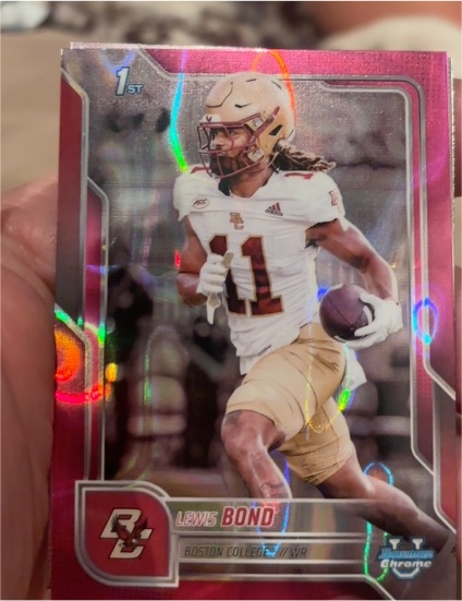 2025 Bowman University Chrome #98 Lewis Bond — front