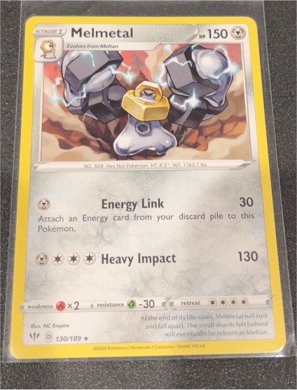 2020 Pokémon Darkness Ablaze #130 Melmetal — front