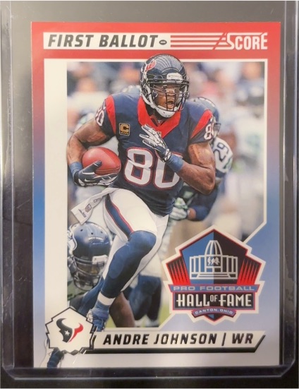 2024 Panini Score #3 Andre Johnson First Ballot Houston Texans — front