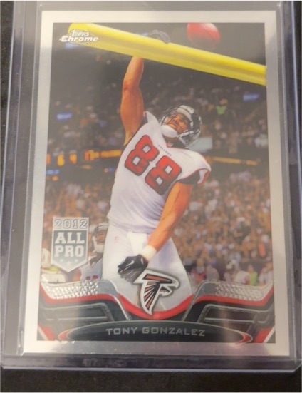 2013 Topps Chrome #180 Tony Gonzalez — front
