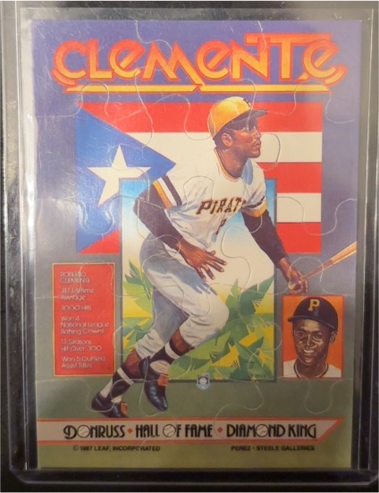 1987 Donruss #612a Roberto Clemente — front