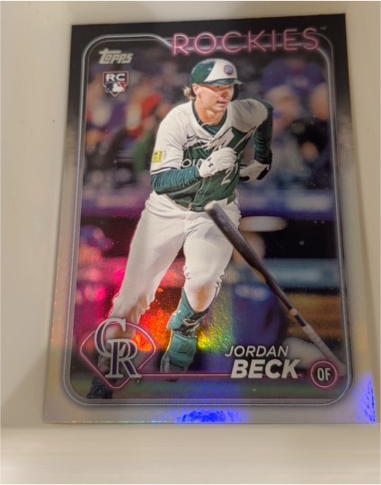 2024 Topps Update Series #US269 Jordan Beck — front