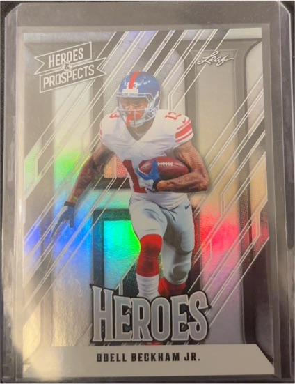 2024 Leaf Heroes & Prospects Heroes Odell Beckham Jr. — front