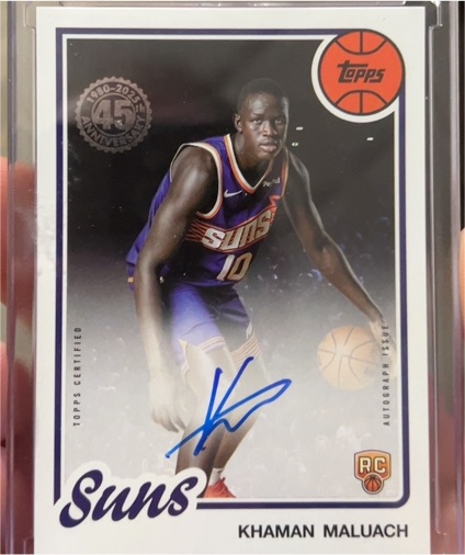 2025-26 Topps Basketball #80B2R-KM Khaman Maluach — front