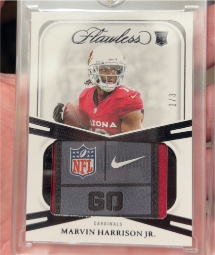2024 Panini Flawless #1 Marvin Harrison Jr. — front