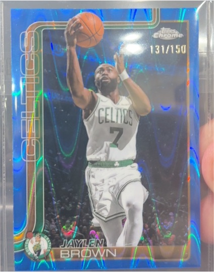 2025-26 Topps Chrome #51 Jaylen Brown — front