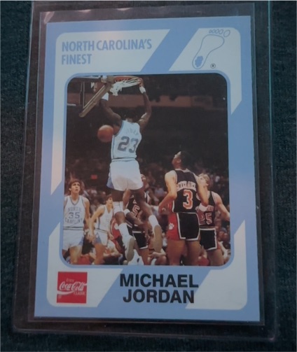 1989 Collegiate Collection/Coca-Cola North Carolina's Finest #13 Michael Jordan — front
