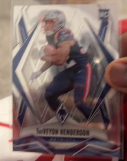 2025 Panini Phoenix #187 TreVeyon Henderson — front