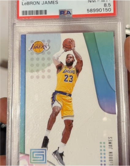 2018-19 Panini Status #57 LeBron James — front