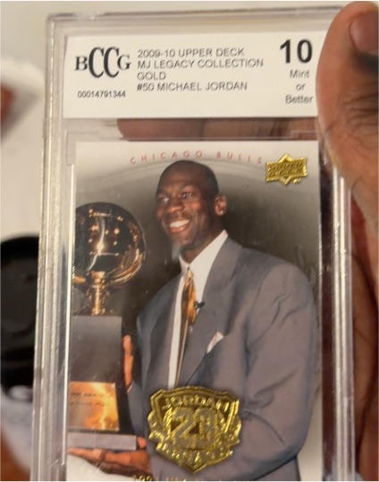 2009-10 Upper Deck MJ Legacy Collection Gold #50 Michael Jordan — front