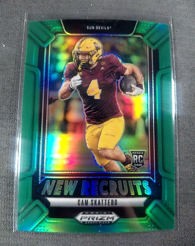 2024 Panini Prizm Draft Picks New Recruits Cam Skattebo — front